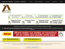 Tablet Screenshot of casasdemaderadaype.com
